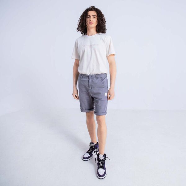 "Essential Logo" Grey Short Chinos