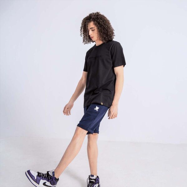 "Essential Logo" Navy Short Chinos