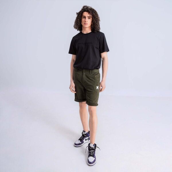 "Essential Logo" Olive Short Chinos