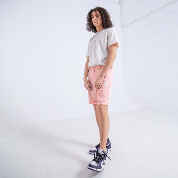 "Essential Logo" Salmon Short Chinos