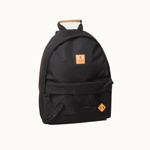 "Logo" Black Backpack