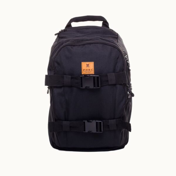 "Pivot" Black Backpack