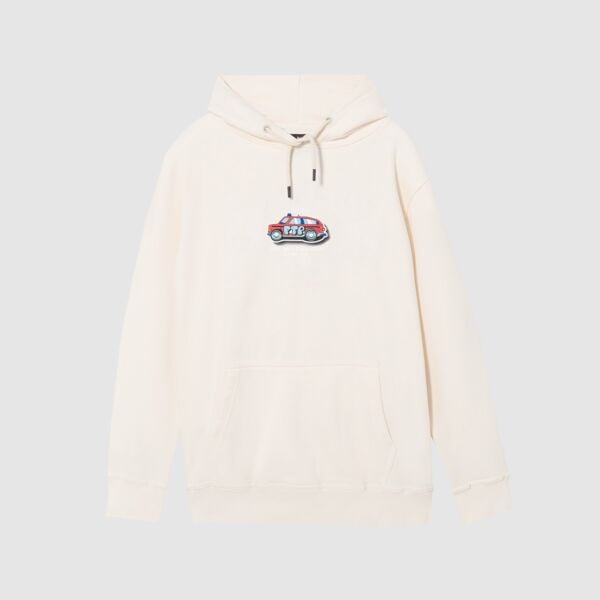 "1312" Off White Hooded Sweat