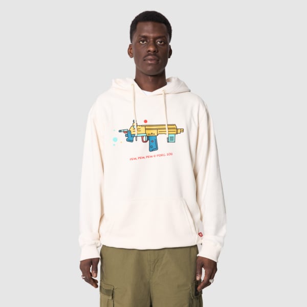 "Arsenal" Off White Hooded Sweat