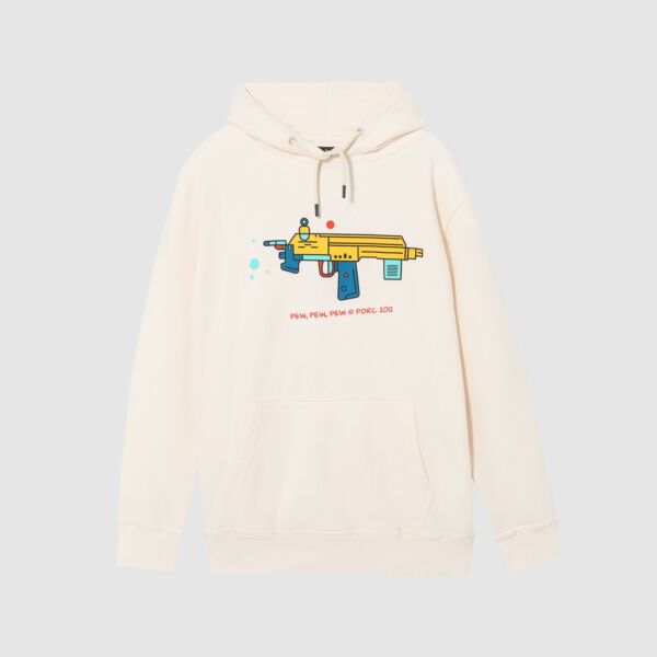"Arsenal" Off White Hooded Sweat
