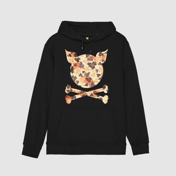 "Camouflage" Brown Hooded Sweat