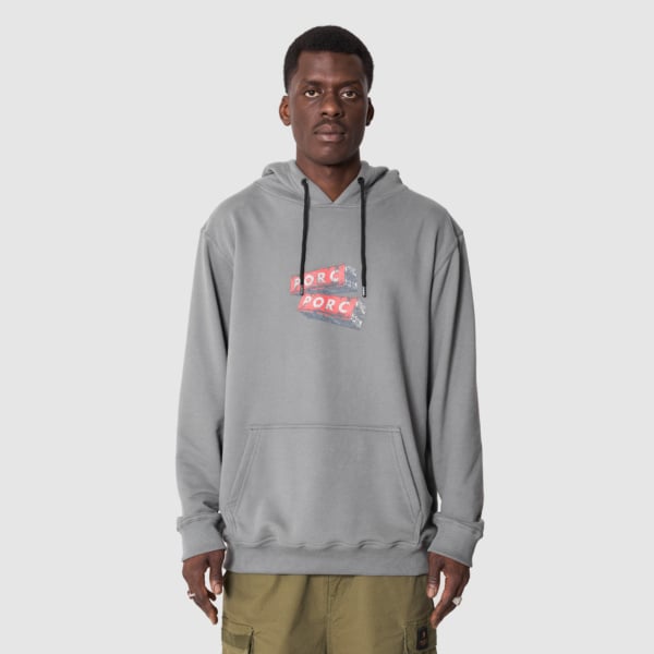 "Cargo" Charcoal Hooded Sweat