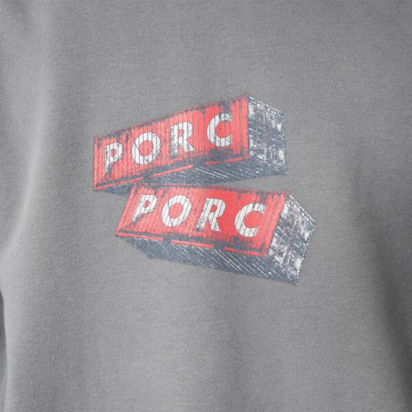 "Cargo" Charcoal Hooded Sweat