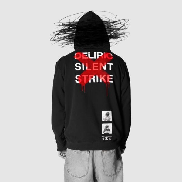 "DXSSIII_007" Black Hooded Sweat