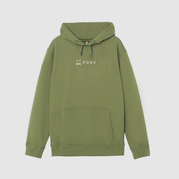 "Vital" Olive Hooded Sweat