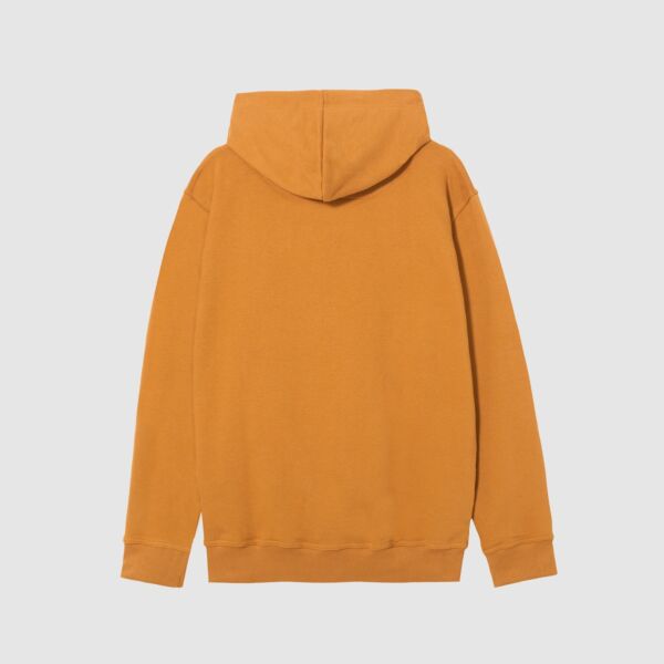 "Logo" Brown Hooded Sweat