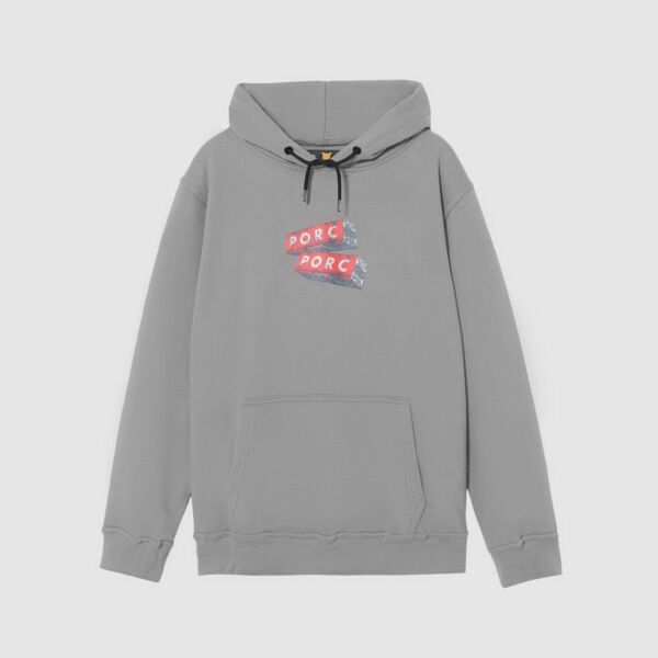 "Cargo" Charcoal Hooded Sweat