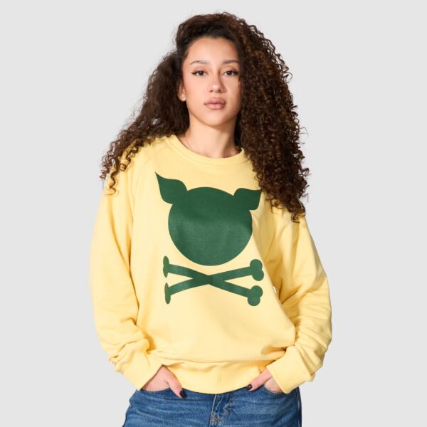 "Logo" Yellow Sweatshirt