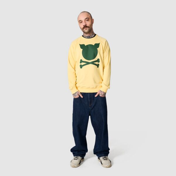 "Logo" Yellow Sweatshirt