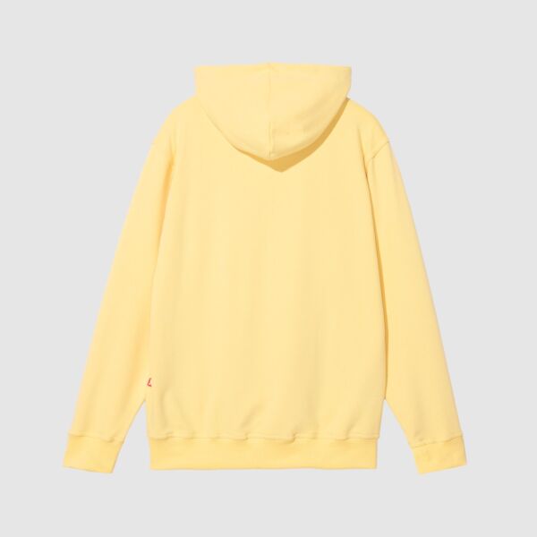 "Logo" Yellow Hooded Sweat