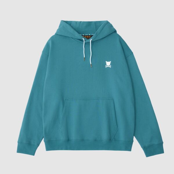 "Capital" Teal Hooded Sweat