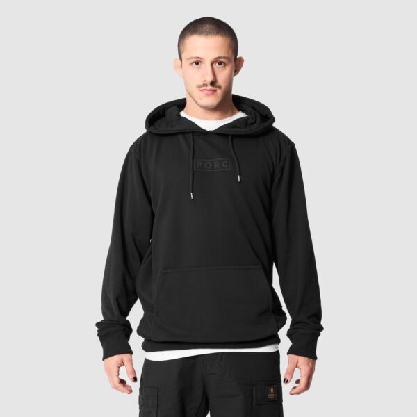 "Nugget" Black Hooded Sweat