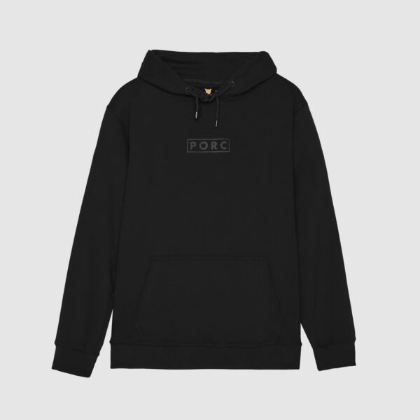 "Nugget" Black Hooded Sweat