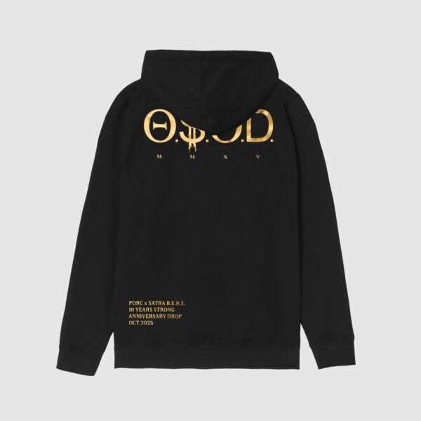 O.$.O.D. Black Hooded Sweat