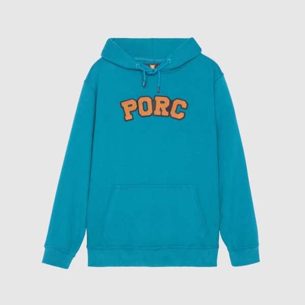 "Savage" Teal Hooded Sweat