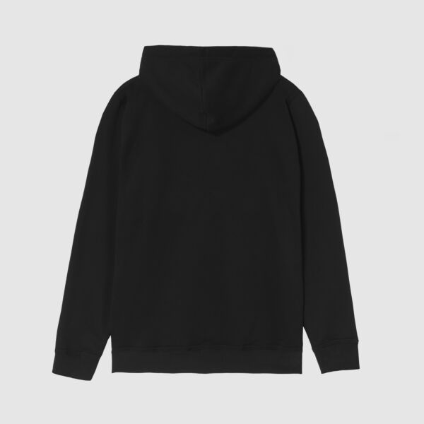 "Vital" Black Hooded Sweat