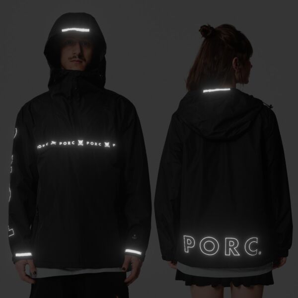 "Horizon" Black Reflective Jacket
