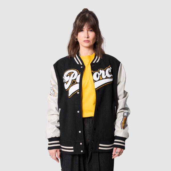 "League" Black/White Jacket