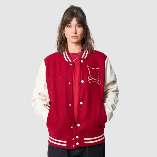 "Ruthless" Burgundy Jacket