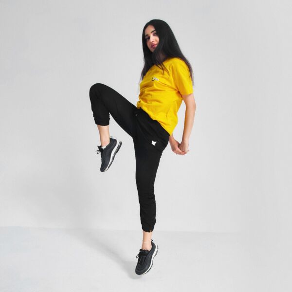 "Essential Logo" Black Joggers