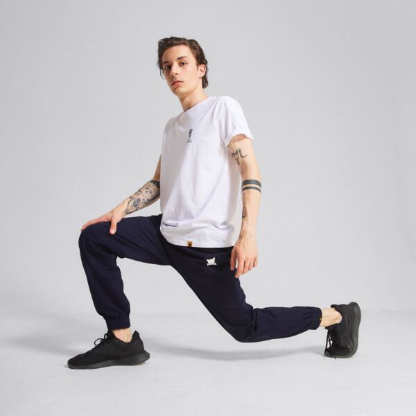 "Essential Logo" Navy Joggers