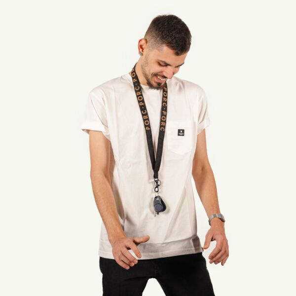 "Elements" Black/Brown Key Strap