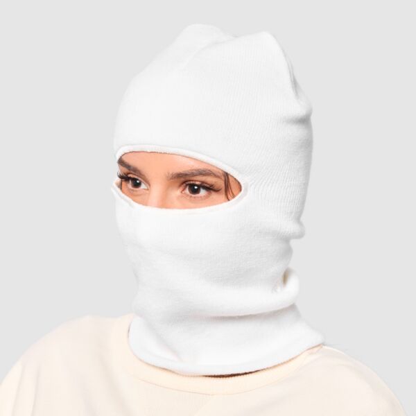 "Incognito" White Ski Mask