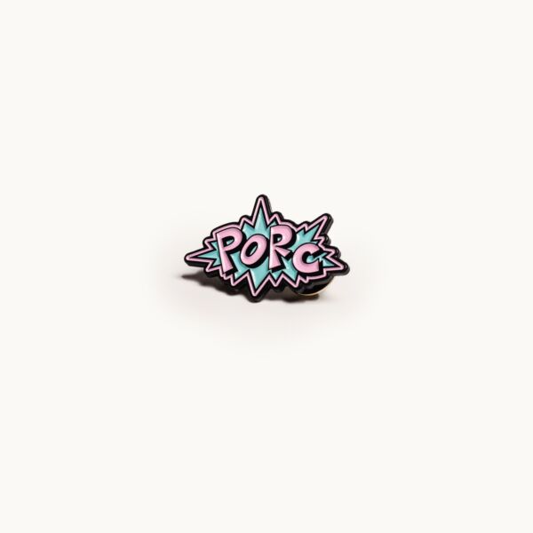 "Pop" Metallic Pin