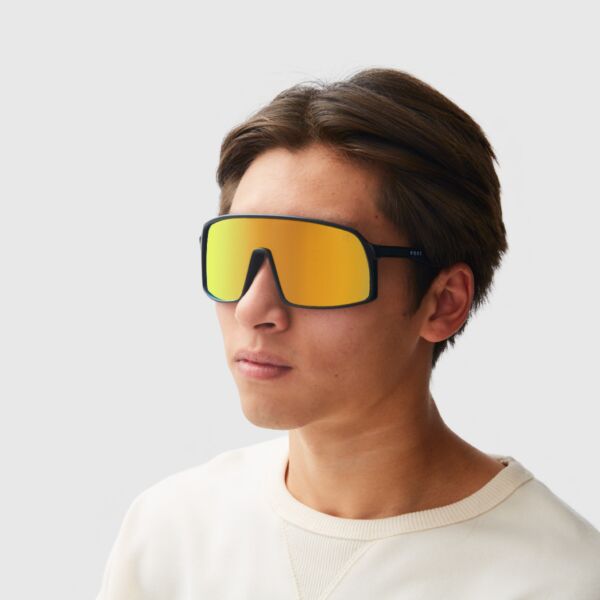 "Blast" Black Mirror Polarized Sunglasses