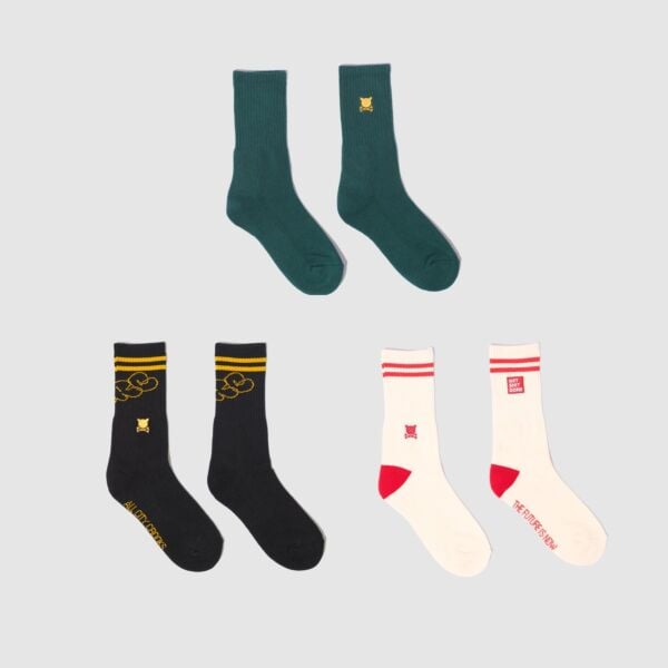"Casual" 3 Multicolor Pack Socks