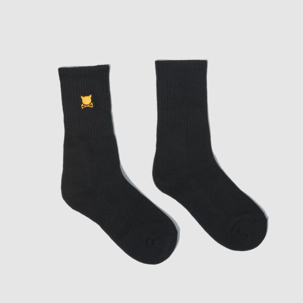 "Essential Logo" Black/Aqua Weekly Pack Socks