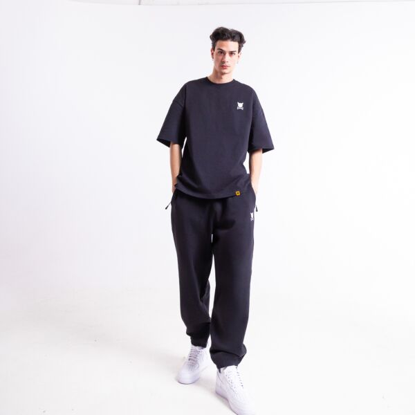 "Capital" Black Sweatpants