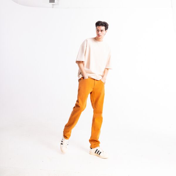 "Invert" Brown Denim Pants