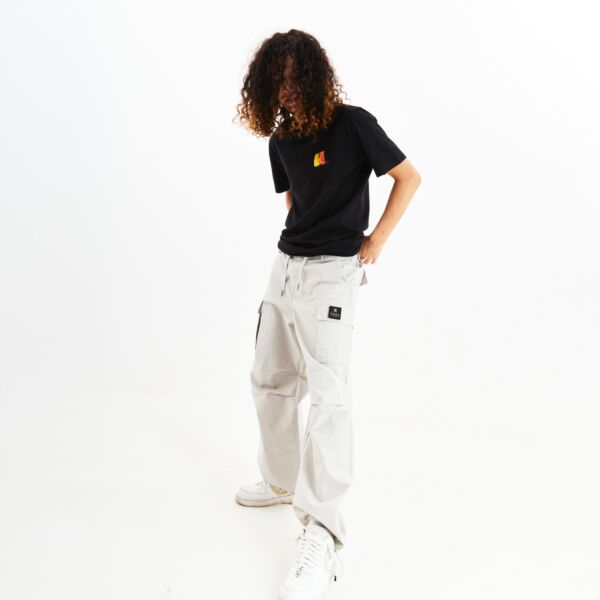 "Collect" Grey Parachute Pants