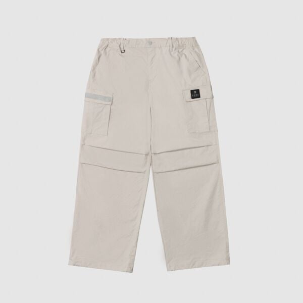 "Collect" Grey Parachute Pants