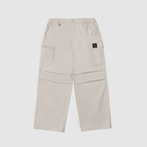 "Collect" Grey Parachute Pants