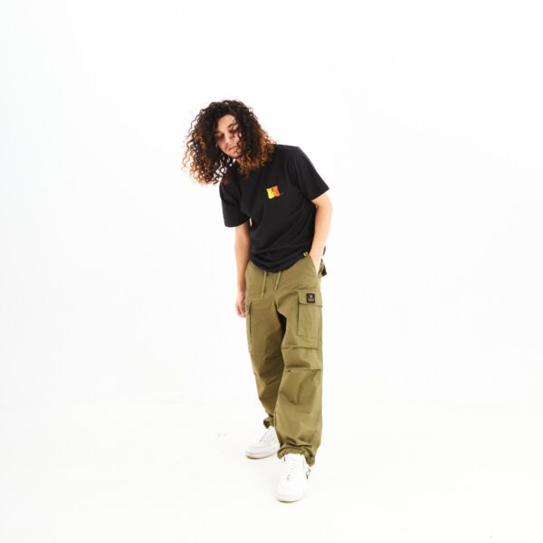"Collect" Olive Parachute Pants