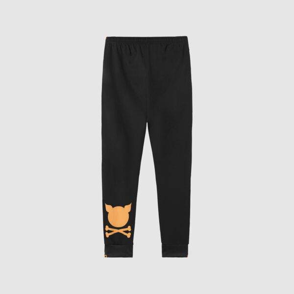"Crooked" Black/Brown Track Pants