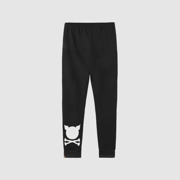 "Crooked" Black/White Track Pants