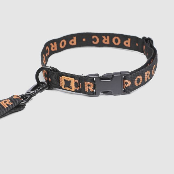 "Elements" Black Pet Leash and Collar