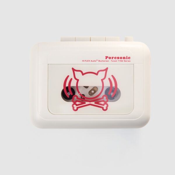 "Porcsonic" Stereo Cassette Player