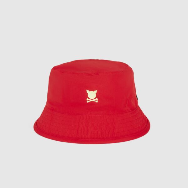 "Twin" Lime/Red Reversible Hat