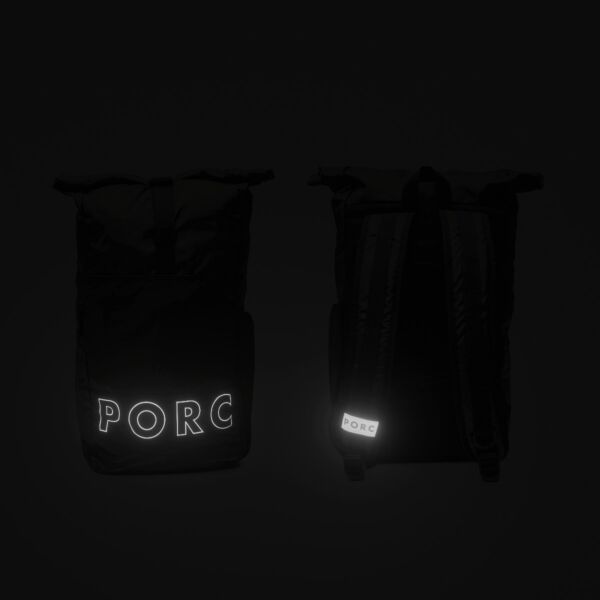 "Elements" Black Reflective Backpack