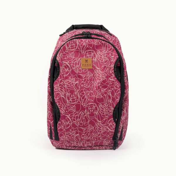 "One Liner" Burgundy Pivot Backpack