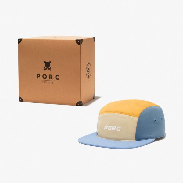 "Digital" Pig Blue/Mustard Five Panel